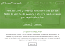 Tablet Screenshot of davidvalverde.com